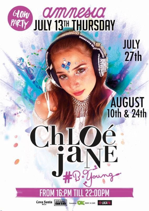 chloe janed ibiza flyer